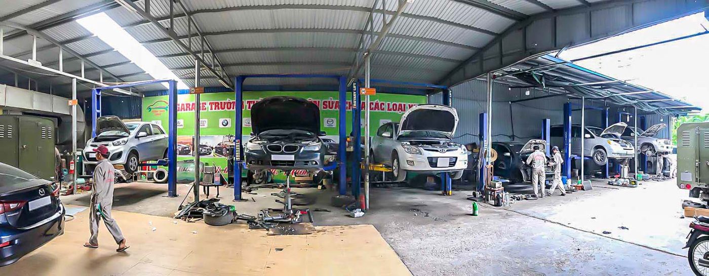 Gara sửa xe Quận Long Biên