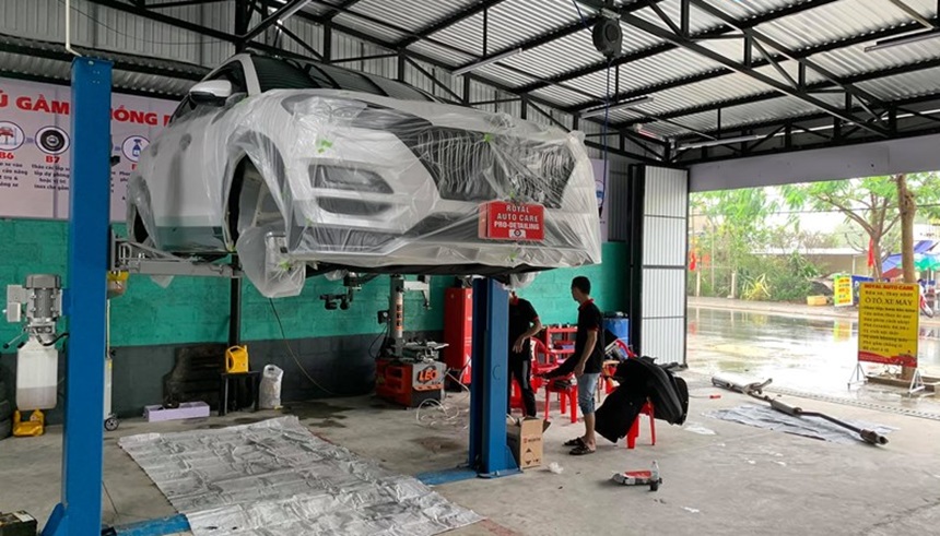 gara sửa xe Quận Ba Đình