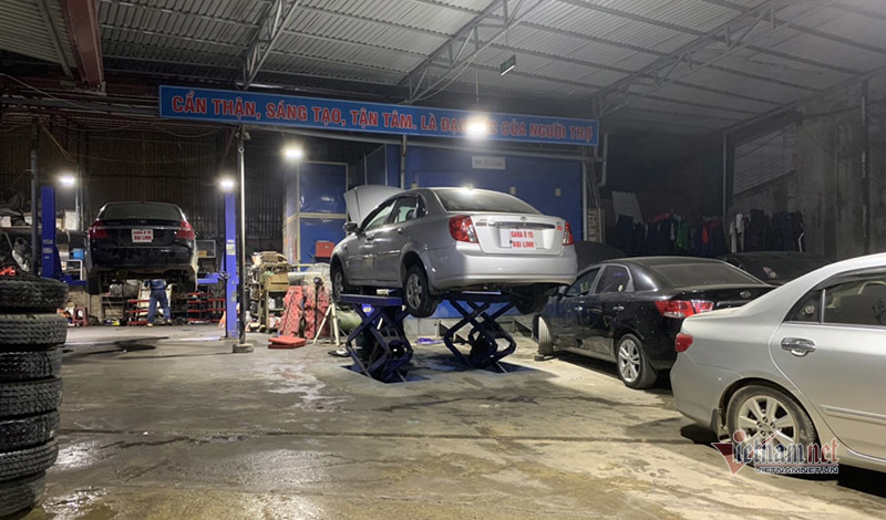 gara sửa xe quận Hoàng Mai