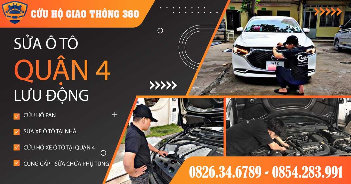 Gara Ô Tô Quận 4 - Cứu Hộ Giao Thông 360